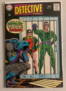 Detective Comics #377 DC (5.0 VG/FN) Riddler's Prison-Puzzle Problem (1968)