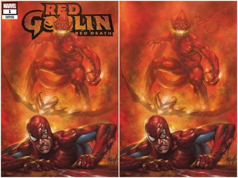 RED GOBLIN RED DEATH 1 LUCIO PARRILLO VARIANT SET LTD 600 W/ COA