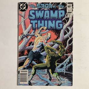 Saga Of The Swamp Thing 15 1983 Signed by Bo Hampton DC Comics Newsstand Nm