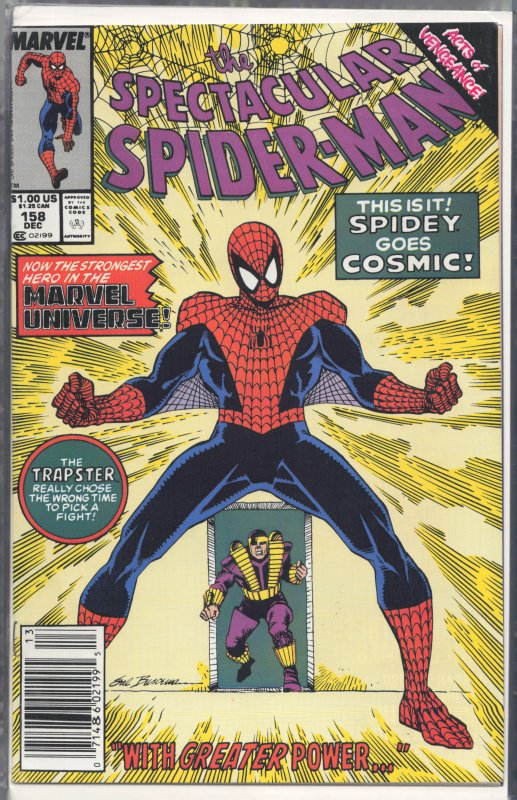 The Spectacular Spider-Man #158 (1989) Spider-Man [Key Issue]