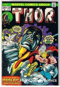 THOR #220, FN, God of Thunder, John Buscema, 1966, more Thor in store