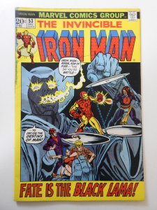 Iron Man #53 (1972) VG Condition ink bc