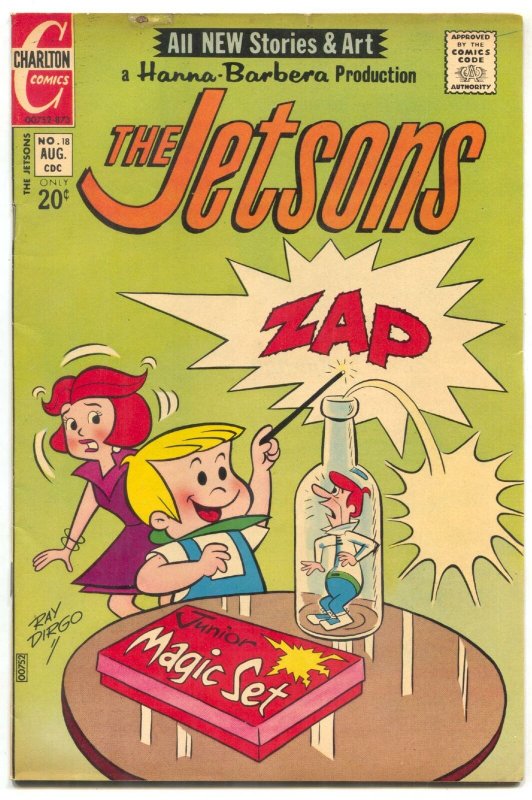 The Jetsons #18 1973- Charlton Comics- Hanna Barbera FN