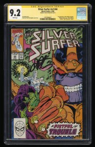 Silver Surfer (1987) #44 CGC NM- 9.2 SS Starlin 1st Infinity Gauntlet Thanos!