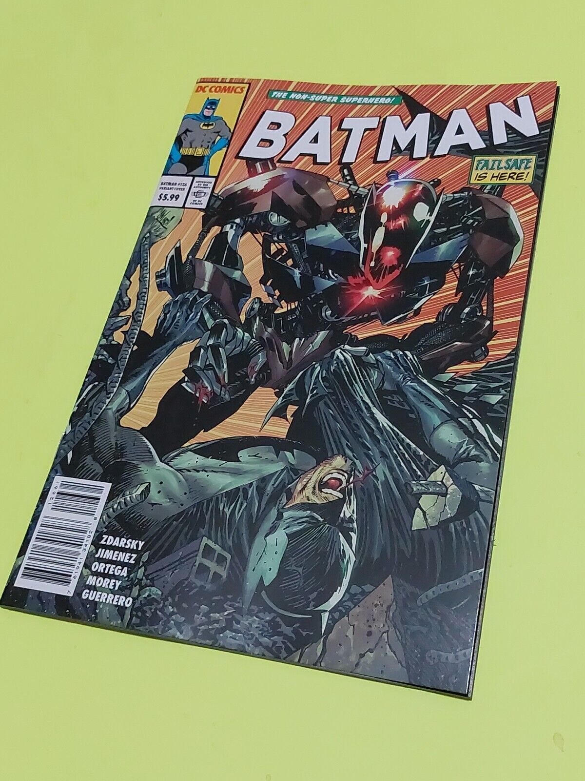 1st app Failsafe • Batman 125 Guillem March variant NM Robin | Comic Books  - Modern Age, Batman / HipComic