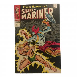 Sub-Mariner #4 Attuma Roy Thomas John Buscema Silver Age 1968 Marvel Comics