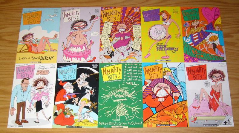 Roberta Gregory's Naughty Bits #1-40 VF/NM complete series + more - set - signed