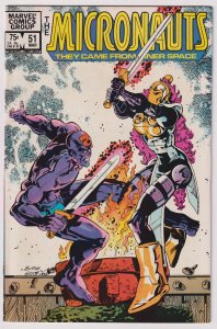 Marvel Comics! The Micronauts! Issue #51! 