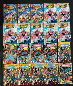 DC Bronze-Copper JUSTICE LEAGUE OF AMERICA 103 Mid Grade Comic Lot VF JLA