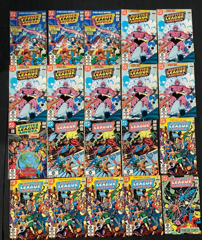 DC Bronze-Copper JUSTICE LEAGUE OF AMERICA 103 Mid Grade Comic Lot VF JLA