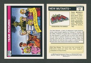 1990 Marvel Comics Card  #142 ( New Mutants)  NM-MT