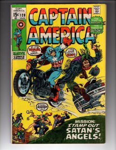 Captain America #128 (1970)Early Bronze Marvel / NSC•NCA4