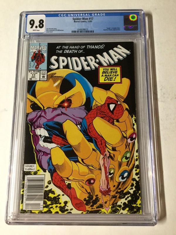 Spider-man 17 Cgc 9.8 White Pages Newsstand Edition Variant 0349298073