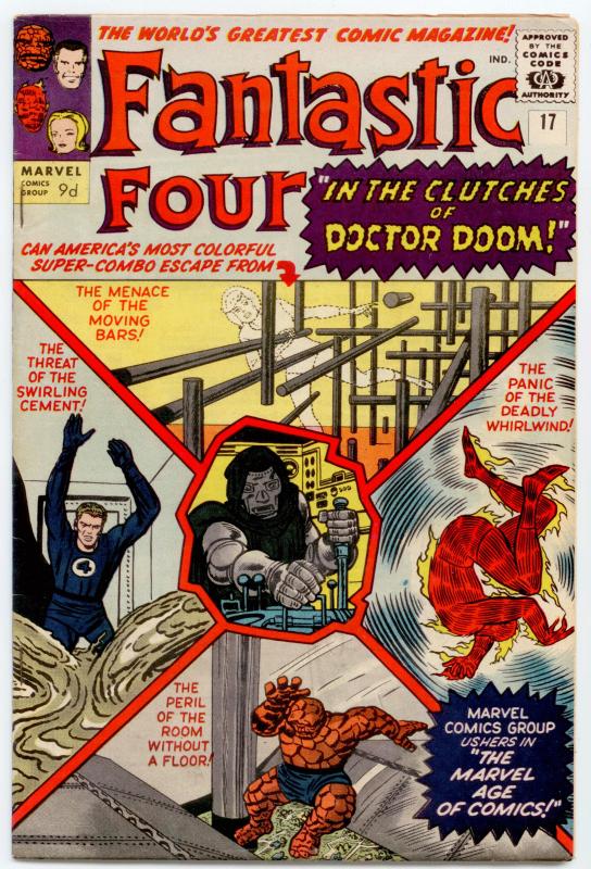 Fantastic Four #17 VF- 7.5 (Pence) EXCELLENT PAGE QUALITY Doctor Doom; Ant-Man