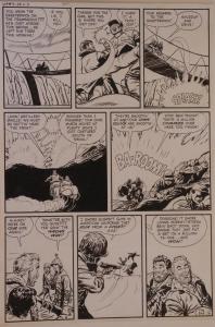 JACK SPARLING original art, WAR BATTLES #3, pgs 11-14, 1952, 4 pgs, Motorcycle