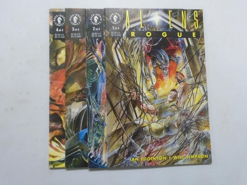 Aliens Rogue, Set:#1-4, Water Damaged 4.0 (1993)