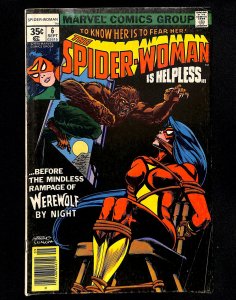 Spider-Woman (1978) #6 Werewolf by Night!
