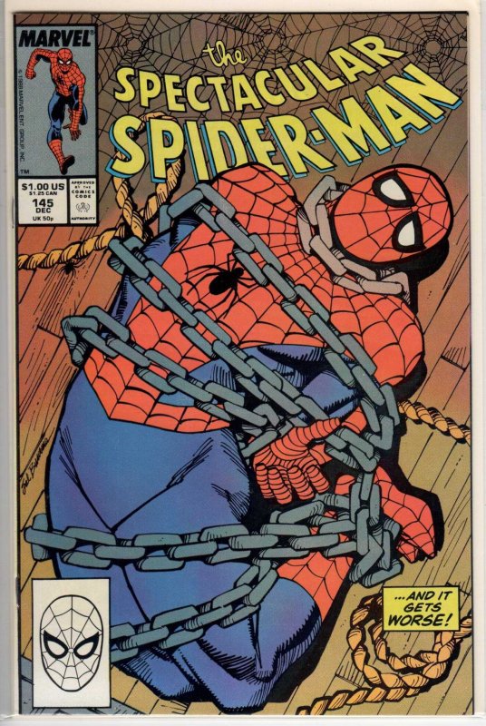 The Spectacular Spider-Man #145 Direct Edition (1988) 9.4 NM