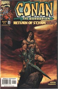 Conan: Return of Styrm #1, 2, 3 (1998) Conan COMPLETE SET!