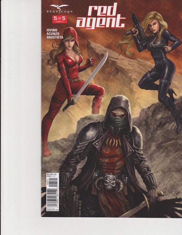 Red Agent #5 Cover D Zenescope Comic GFT NM Sirois