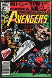 The Avengers #215 Newsstand Edition (1982) The Avengers