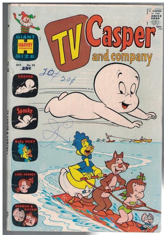 TV CASPER & COMPANY (1963-1974) 28 GD Oct. 1970