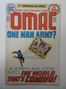 OMAC #1 (1974) VG Condition moisture stain
