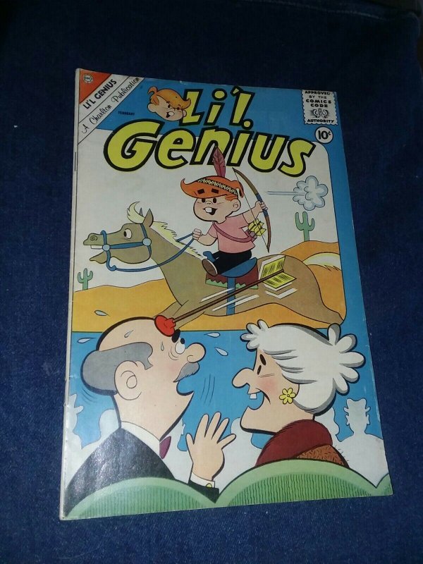 Lil Genius #31 Charlton Comics 1961 early Silver Age Cartoon Cdc kids humor