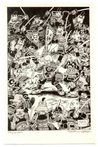 Usagi Yojimbo Print Signed by Stan Sakai 79/2700 1988 