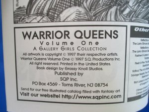 1997 WARRIOR QUEENS VOL 1:A GALLERY GIRLS COLLECTION SC VF SQP Inc Comics