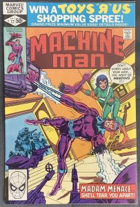 Machine Man #17 (1980, Marvel) 1st Appearance Madam Menace. VF+