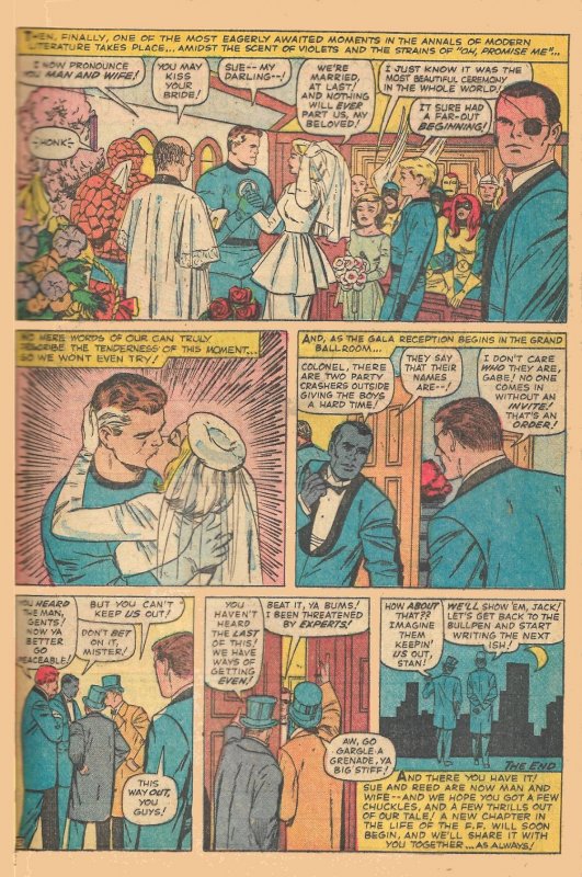 FANTASTIC FOUR ANNUAL #3 (Oct'65) 4.0VG The Wedding of Sue and Reed! All Kirby!