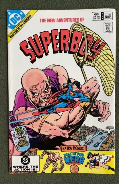 New Adventures of Superboy #35 (1982) 16-page Masters of the Universe insert