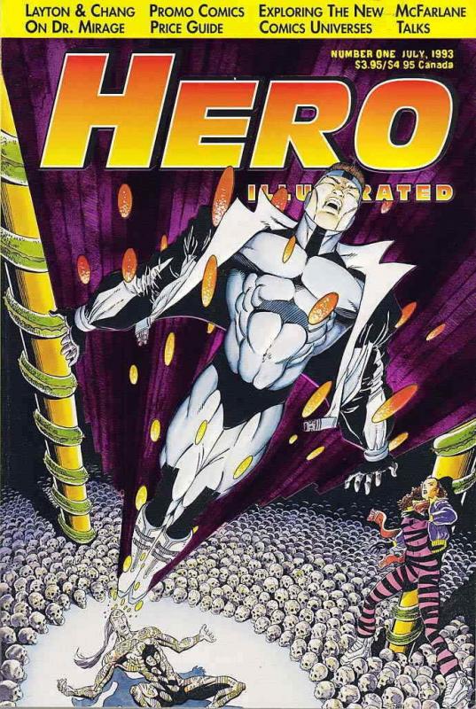 Hero Illustrated #1 VF/NM; Warrior | save on shipping - details inside