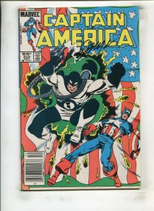 CAPTAIN AMERICA #312 (5.5) SIGNED BOB LAYTON!! 1985