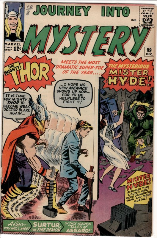 Journey Into Mystery #99 (1963) see description