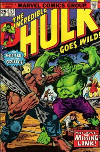 Incredible Hulk, The #179 (with Marvel Value Stamp) FN ; Marvel | Len Wein