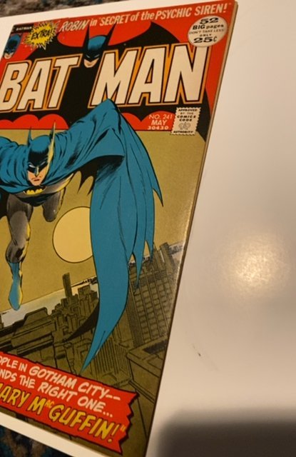 Batman #241 (1972)at one dies Mary McMuffin