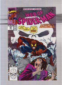 Web Of Spider Man #63 - Fearful Punishment! (9.0/9.2) 1990