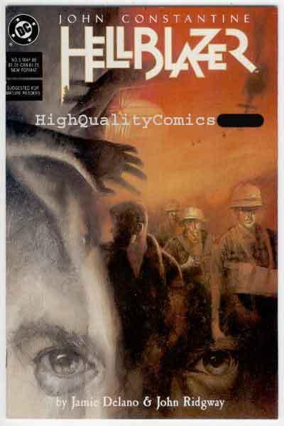 HELLBLAZER #5, NM+, Vertigo, John Constantine, War, Jamie Delano, 1988