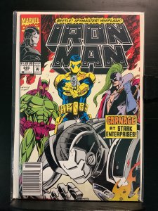 Iron Man #285 Newsstand Edition (1992)