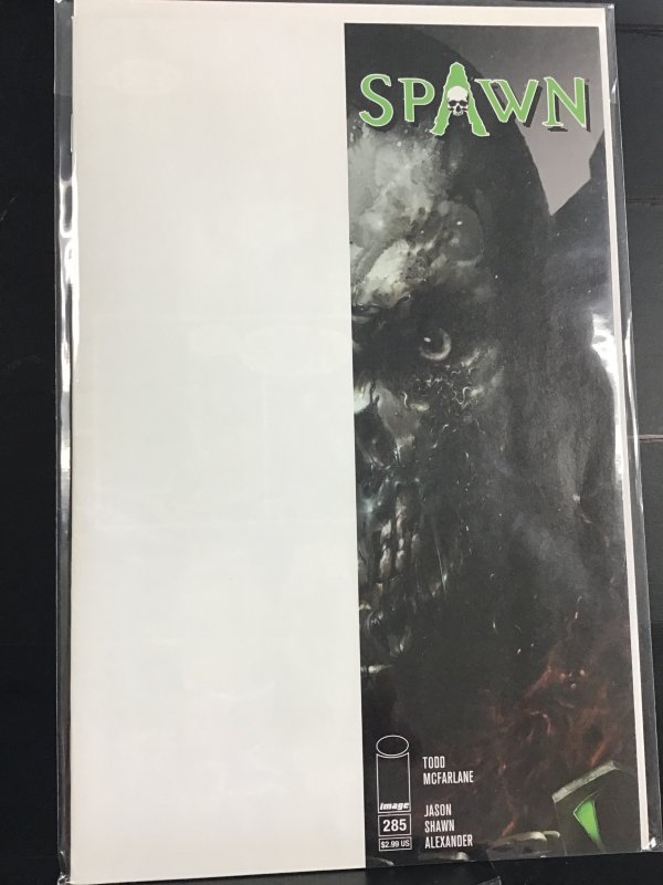 Spawn #285 Blank Left Cover (2018)