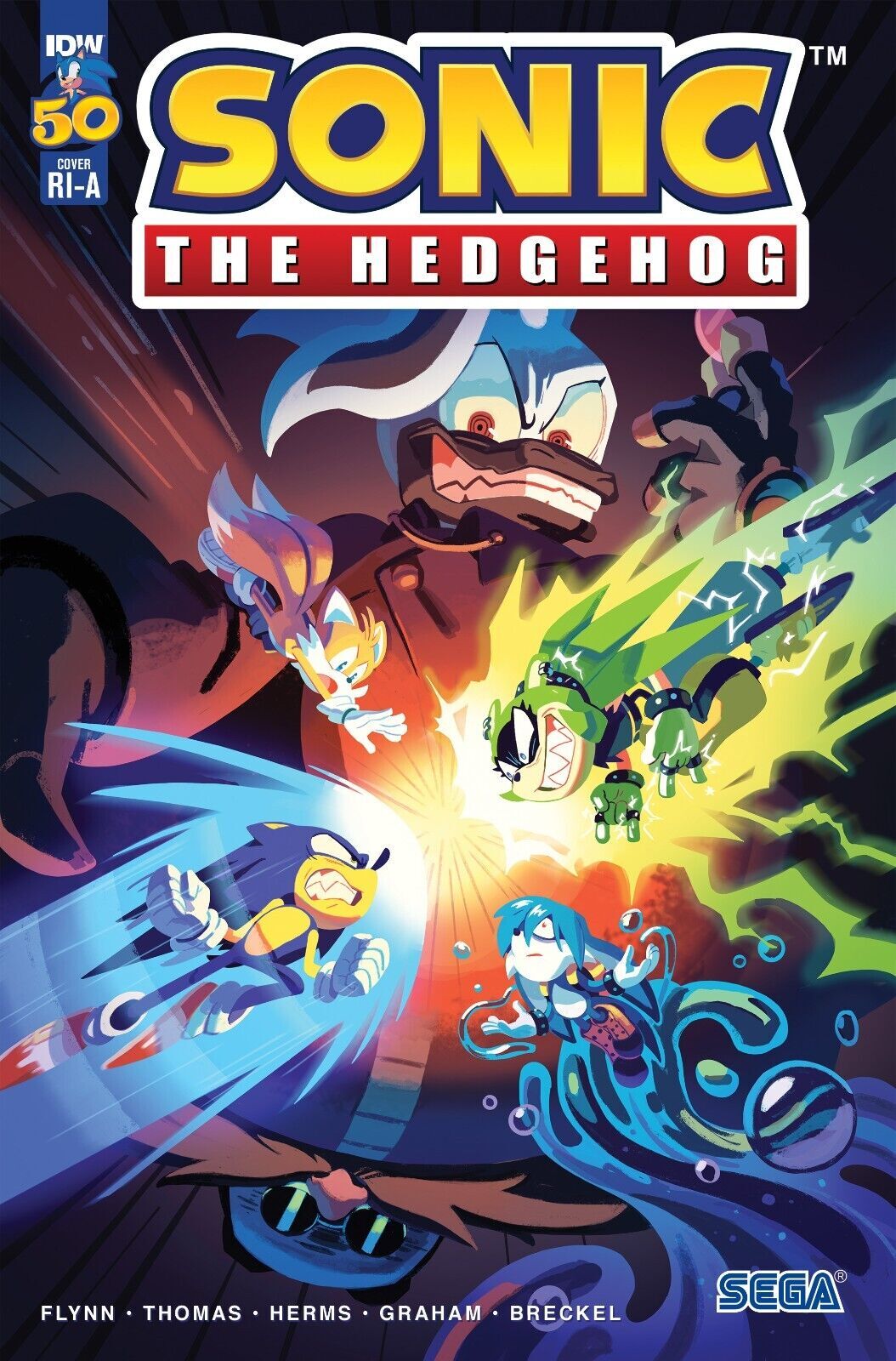 2022 Idw Comics Sonic The Hedgehog 50 110 Variant Cover Comic Books Modern Age Idw 