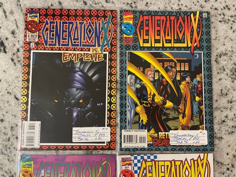 4 Generation X Marvel Comic Books # 5 9 12 13 NM X-Men Wolverine Storm 69 J842