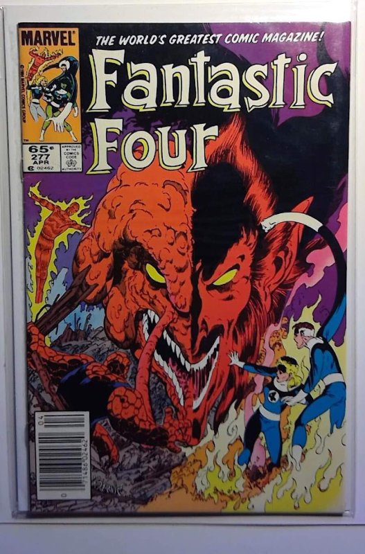 Fantastic Four #277 1985 Marvel 8.5 VF+ Newsstand Thing Human Torch