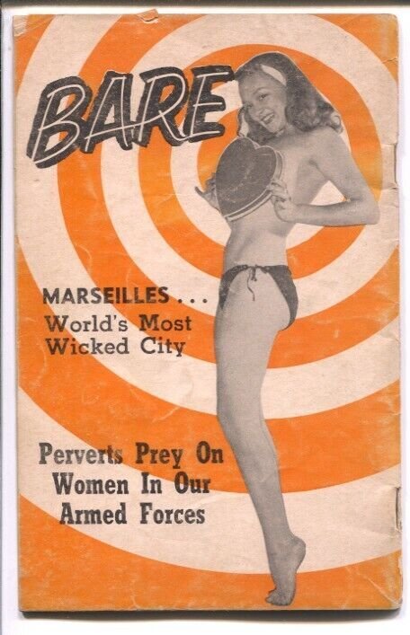 Bare #9 2/1954-Patti Waggin Burlesk Party-spanking-hot women in Marseilles-na...