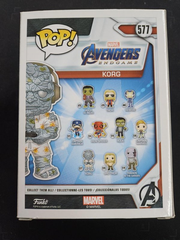 Funko Pop! Avengers Endgame Korg Vinyl Figure #577