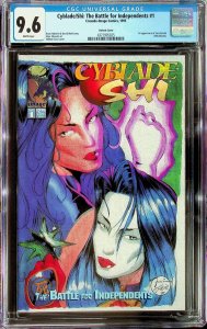Cyblade/Shi: Battle for Independents #1 Var. (1995) - CGC 9.6 - Cert#4371905025