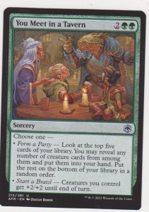 Magic the Gathering: Adventures in the Forgotten Realms - You Meet in a Tavern
