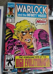 Warlock and the Infinity Watch # 3 1992 Marvel  disney STARLIN HIGH EVOLUTIONARY